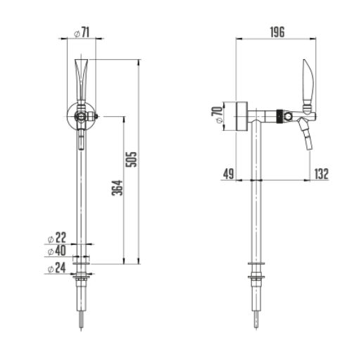 Lindr Tube Tower Font Diagram